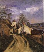 Paul Cezanne Dr Gauchet's House at Auvers oil on canvas